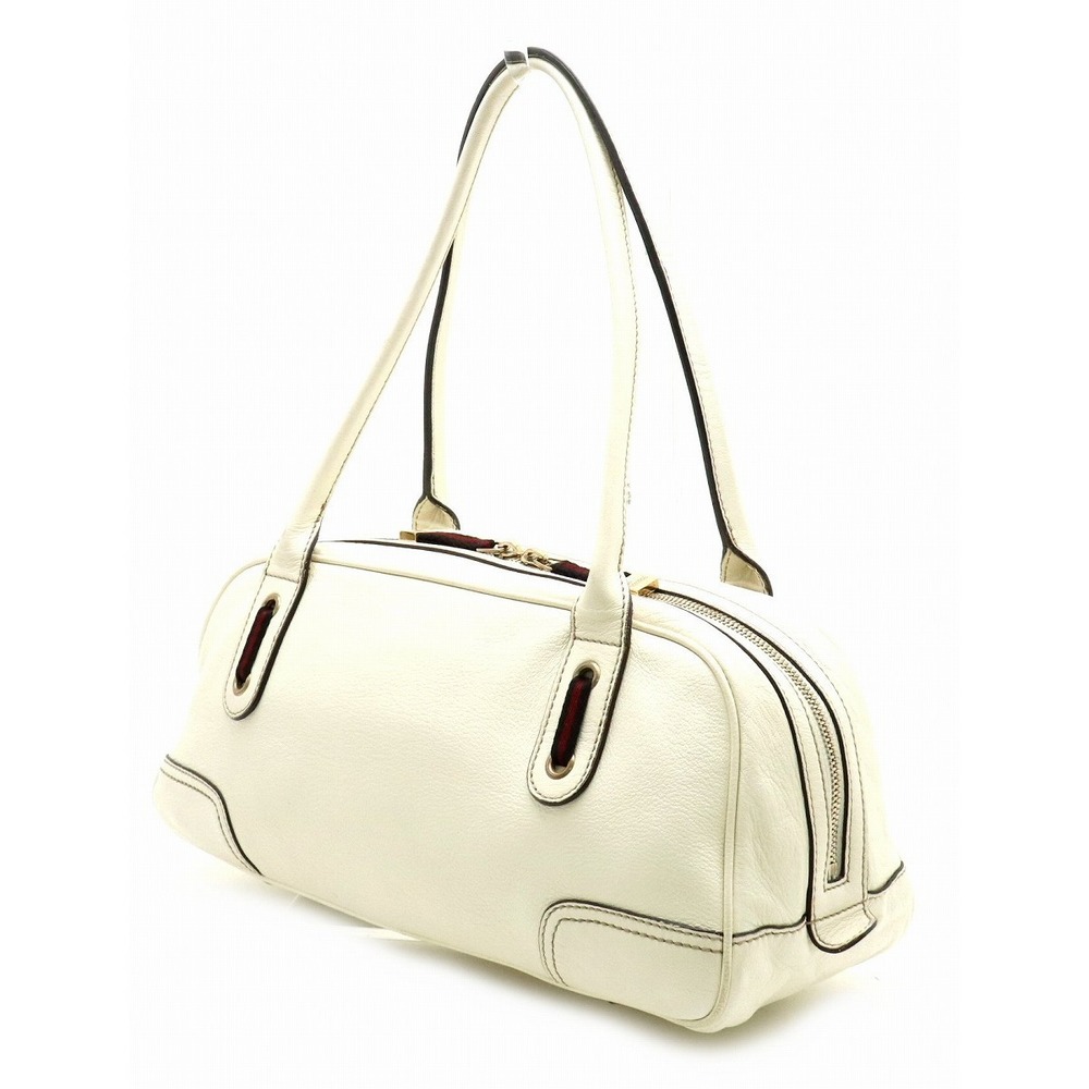 Gucci Bag Ivory Leather Princy Ribbon